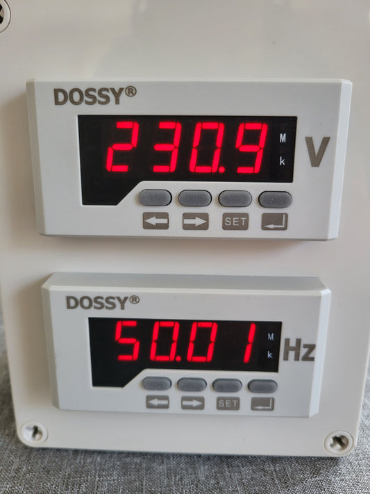 Frequenz- und Spannungsmesserkombination Bausatz - rotes Display